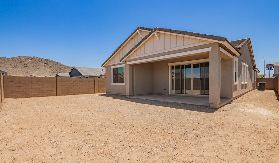 Rear Exterior of the Emerald floor plan