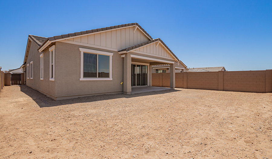 Rear Exterior of the Emerald floor plan