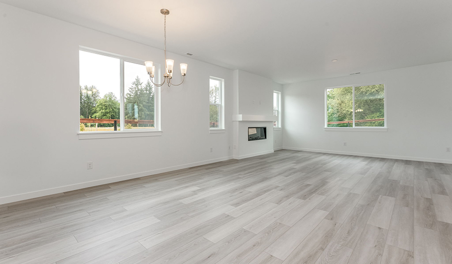 Great Room of the Bradford floor plan