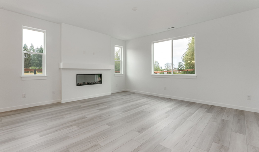 Great Room of the Bradford floor plan