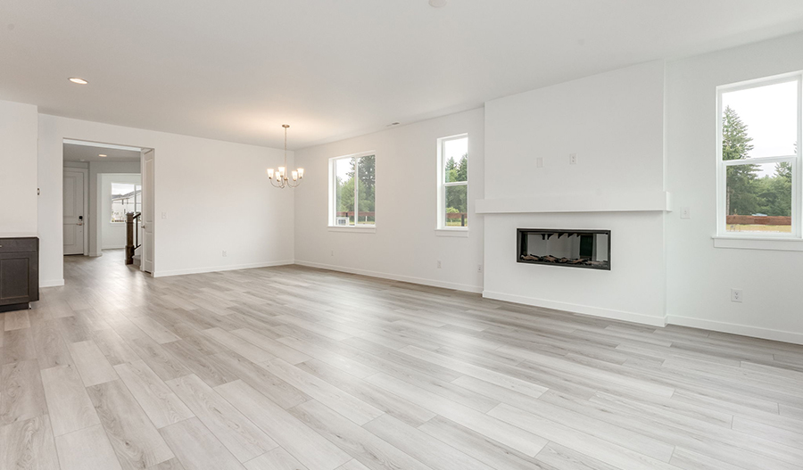 Great Room of the Bradford floor plan
