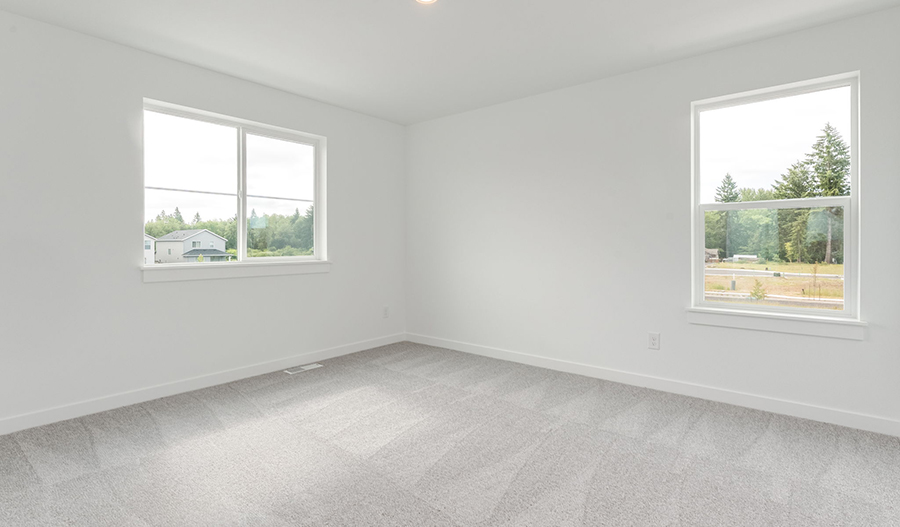 Bedroom of the Bradford floor plan