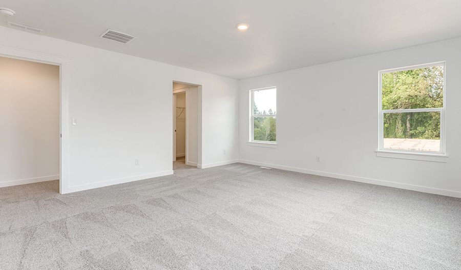 Bedroom of the Bradford floor plan