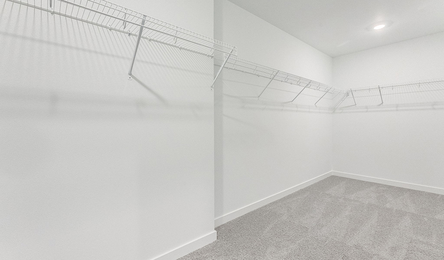 Closet of the Bradford floor plan