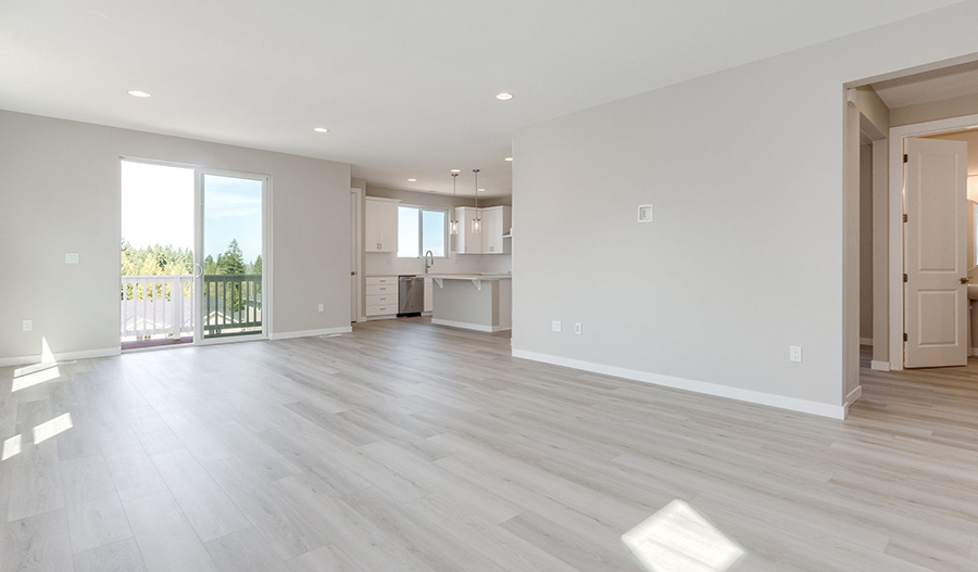 Great Room of the Layla floor plan