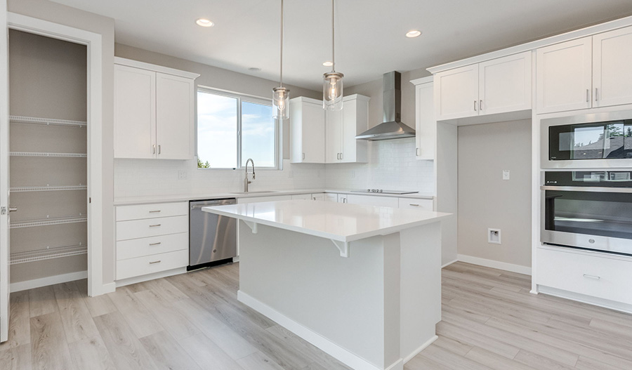Kitchen of the Layla floor plan