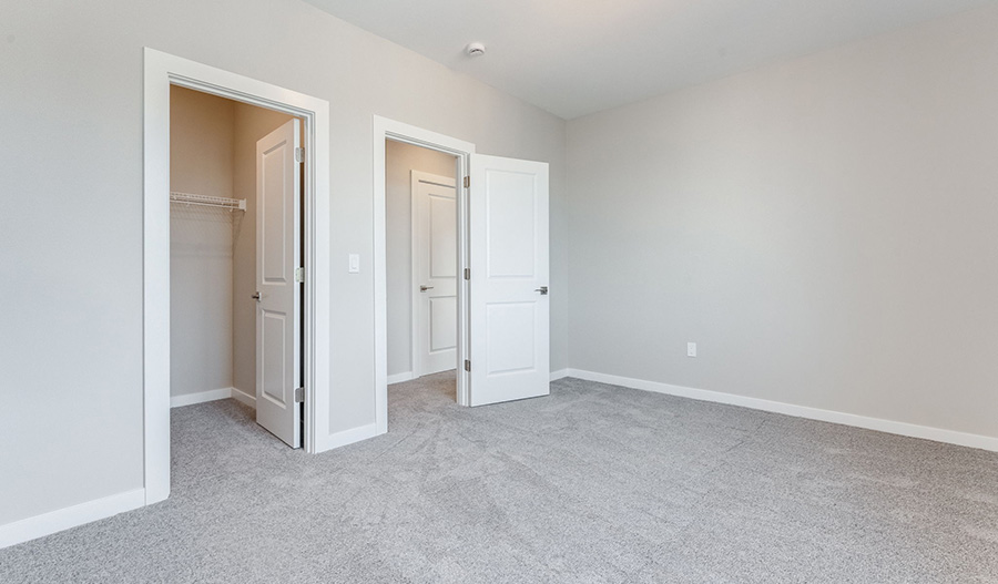 Bedroom of the Layla floor plan