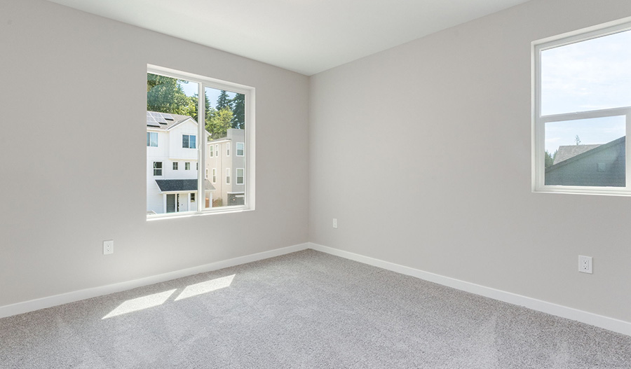Bedroom of the Layla floor plan