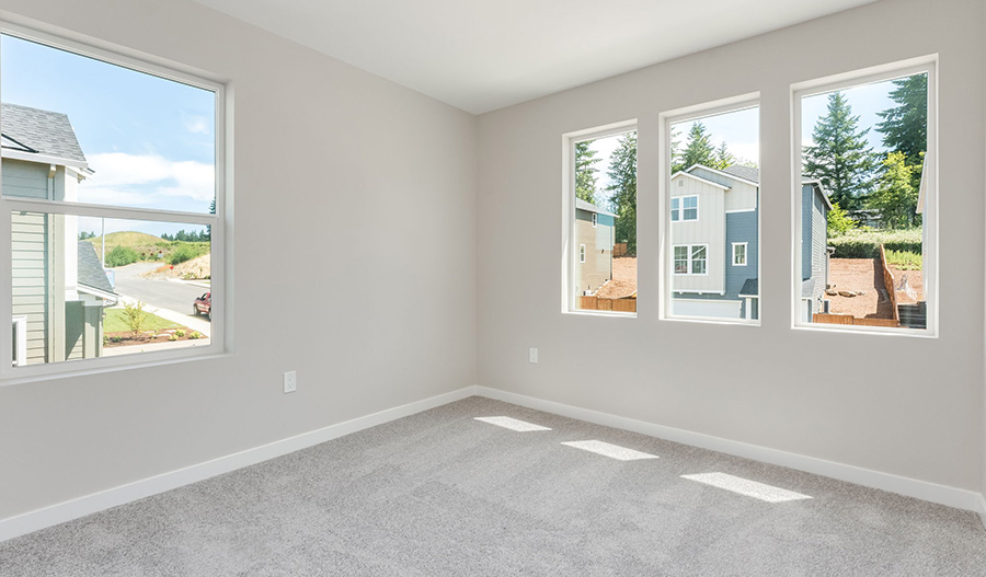 Bedroom of the Layla floor plan