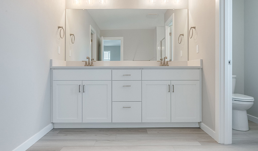 Bathroom of the Layla floor plan