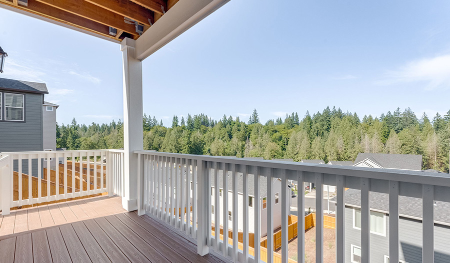 Rear Exterior of the Layla floor plan