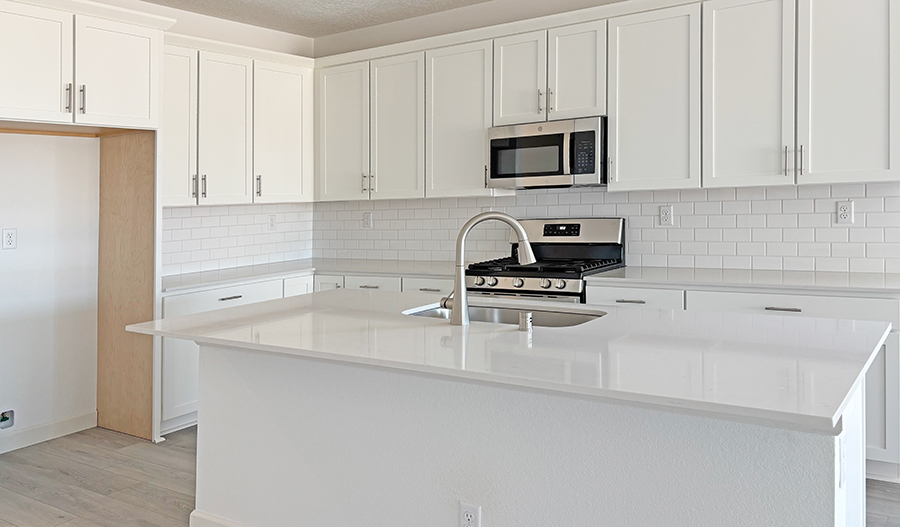 Kitchen of the Emerald floor plan