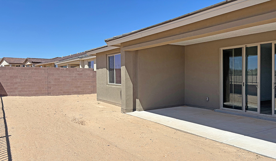 Rear Exterior of the Emerald floor plan
