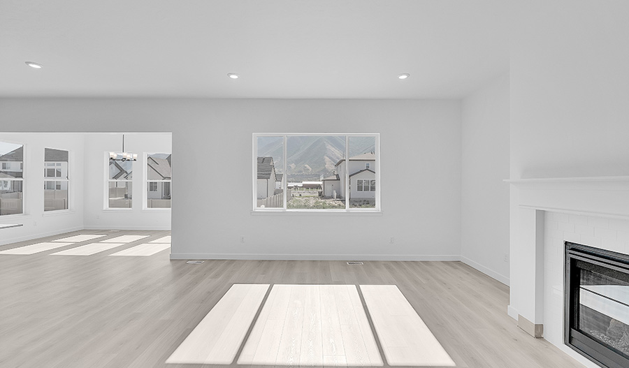 Great Room of the Daniel floor plan