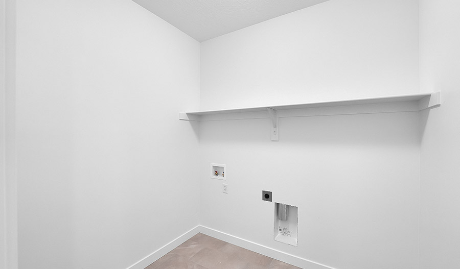 Laundry of the Delaney floor plan