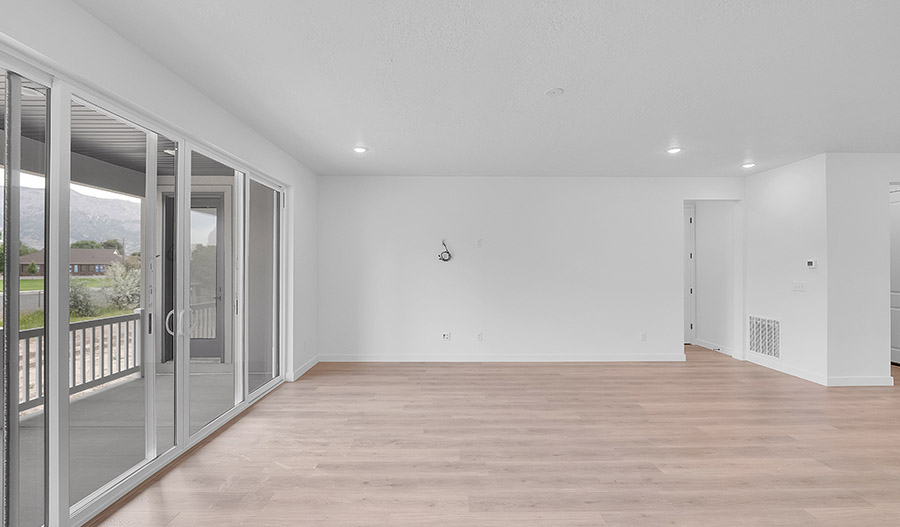Great Room of the Delaney floor plan