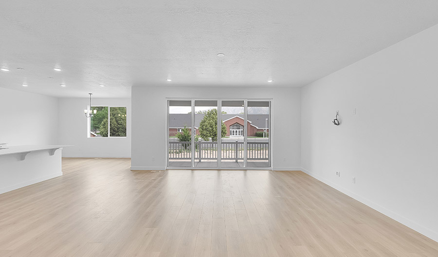 Great Room of the Delaney floor plan