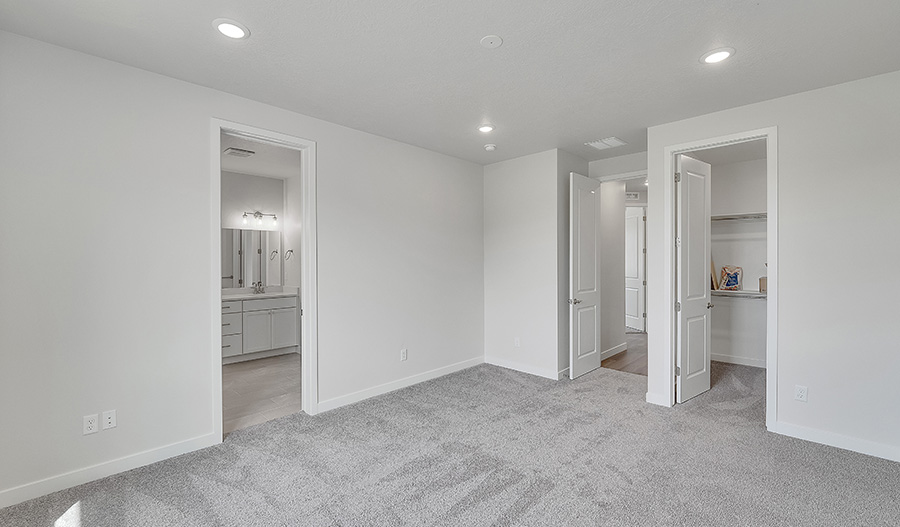 Bedroom of the Dearborn floor plan