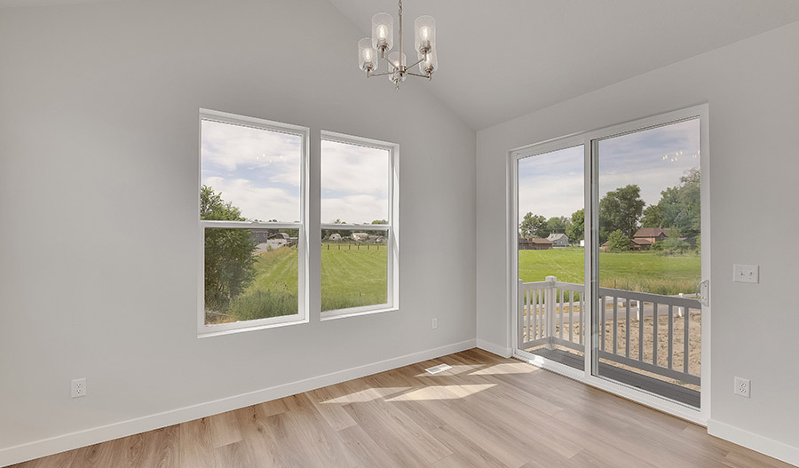Sunroom of the Dearborn floor plan