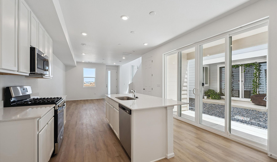 Kitchen of the Boston floor plan