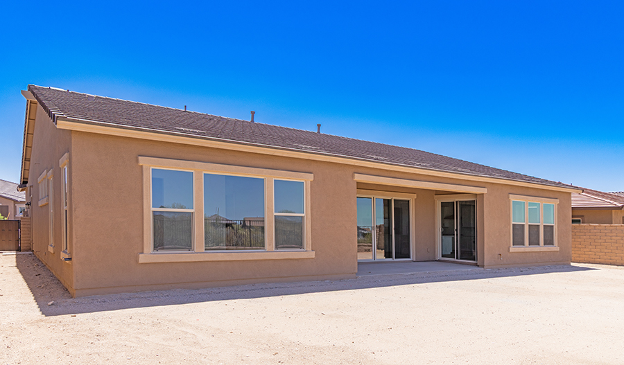 Rear Exterior of the Hanford floor plan