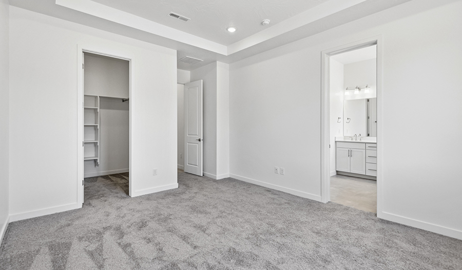 Bedroom of the Dearborn floor plan