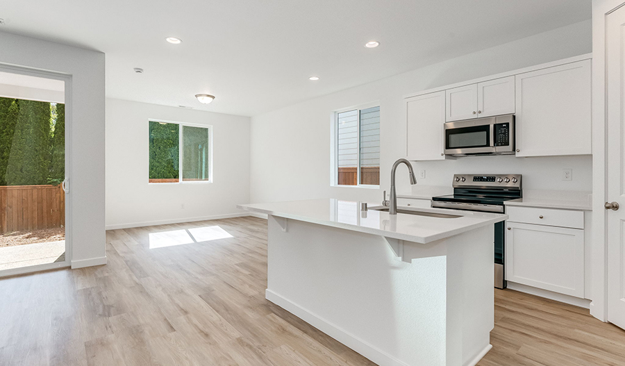 Kitchen of the Valencia floor plan