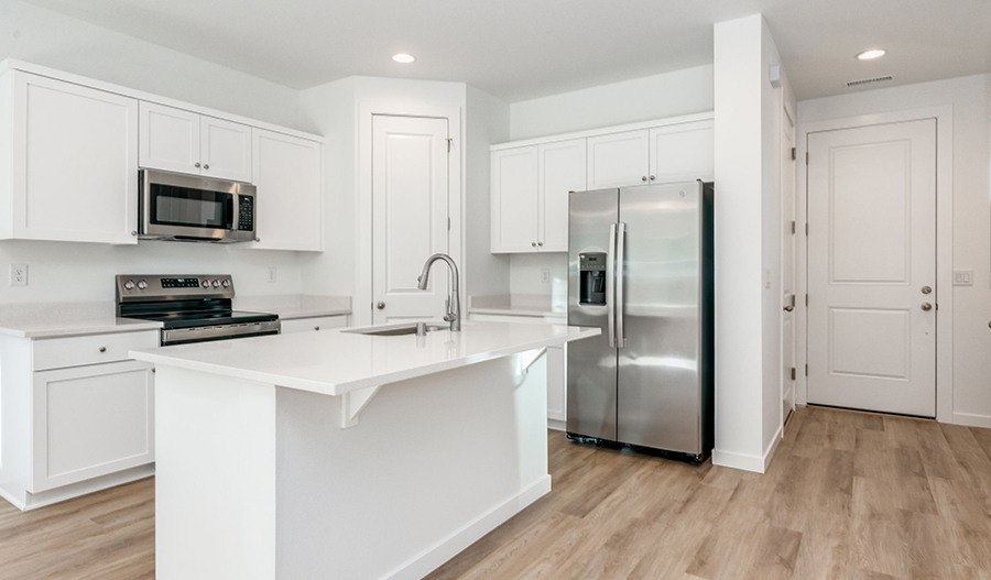 Kitchen of the =Valencia floor plan