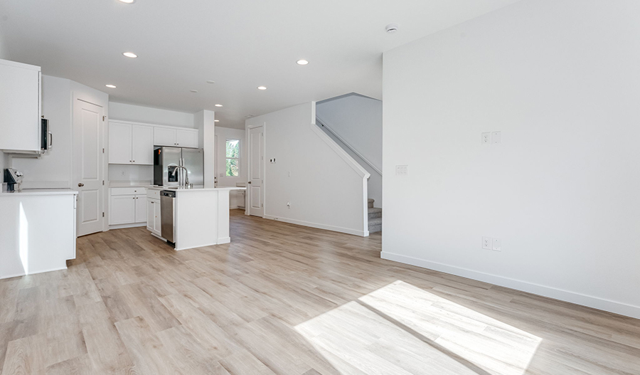 Great Room of the Valencia floor plan