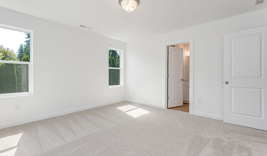 Bedroom of the Valencia floor plan