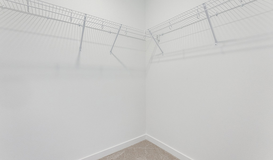 Closet of the Valencia floor plan