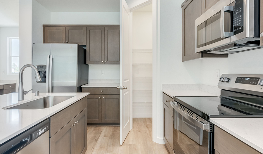 Kitchen of the Valencia floor plan