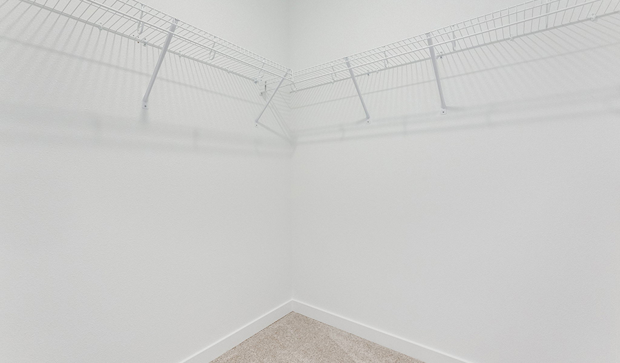Closet of the Valencia floor plan