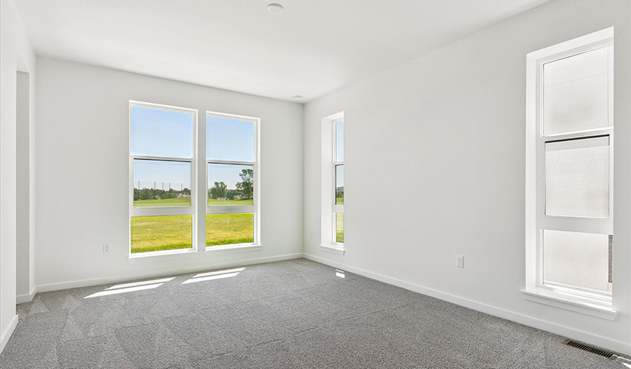 Bedroom of the Flatiron floor plan