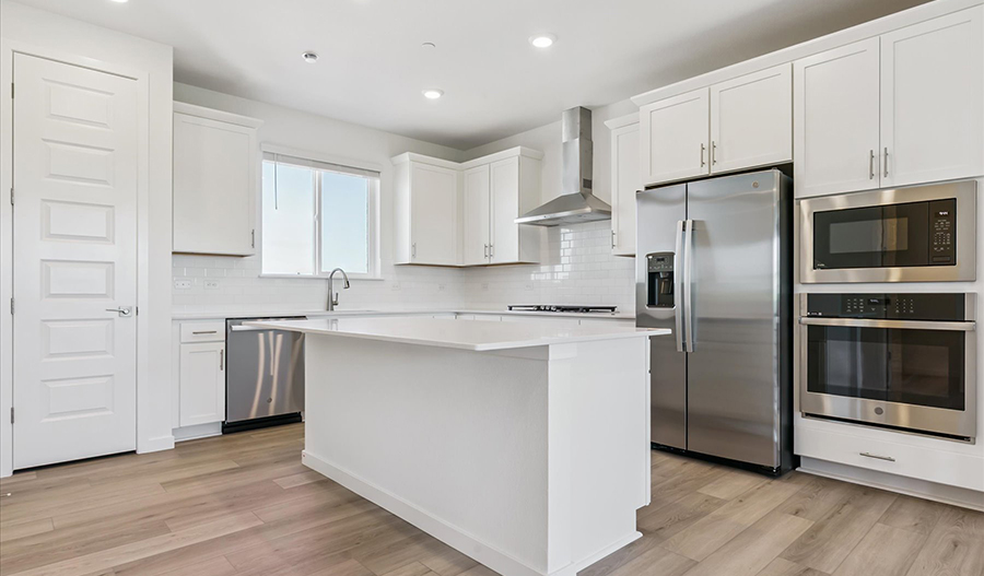 Kitchen of the Flatiron floor plan