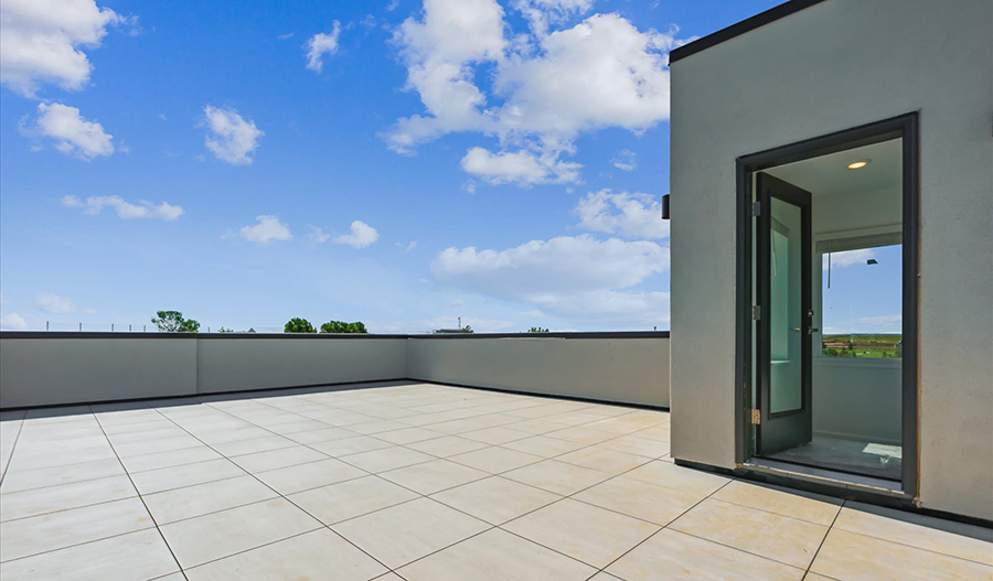 Rear Exterior of the Flatiron floor plan