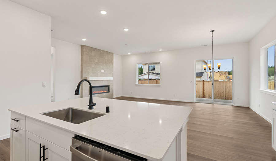 Kitchen of the Arlington floor plan