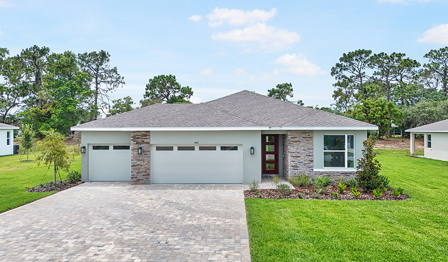 Exterior of the Slate floor plan