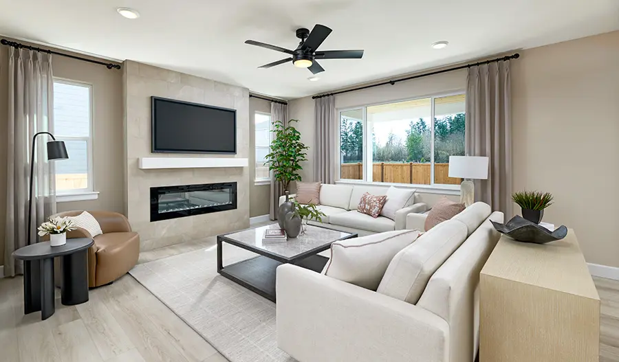 Living Room of the Hemingway floor plan