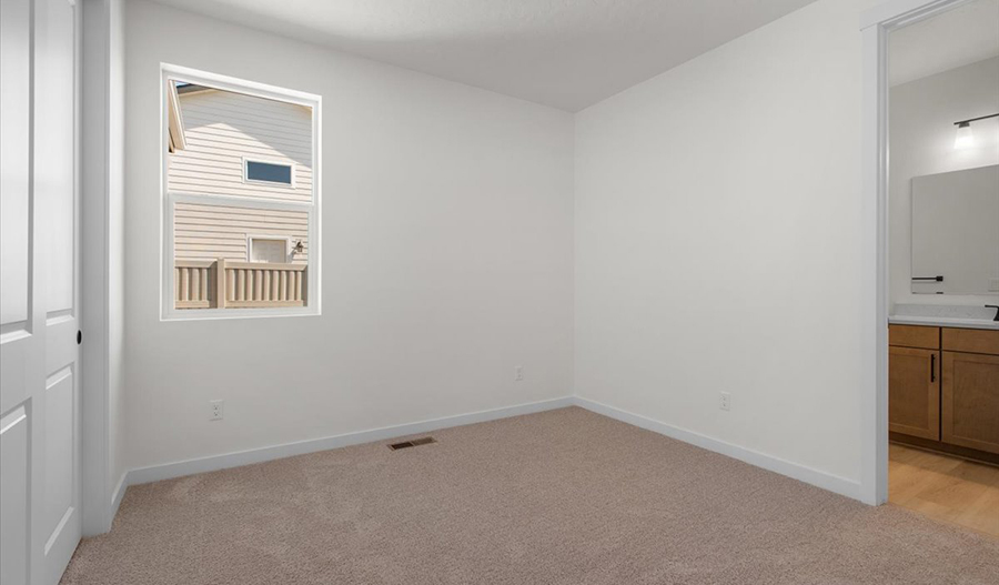 Bedroom of the Slate floor plan
