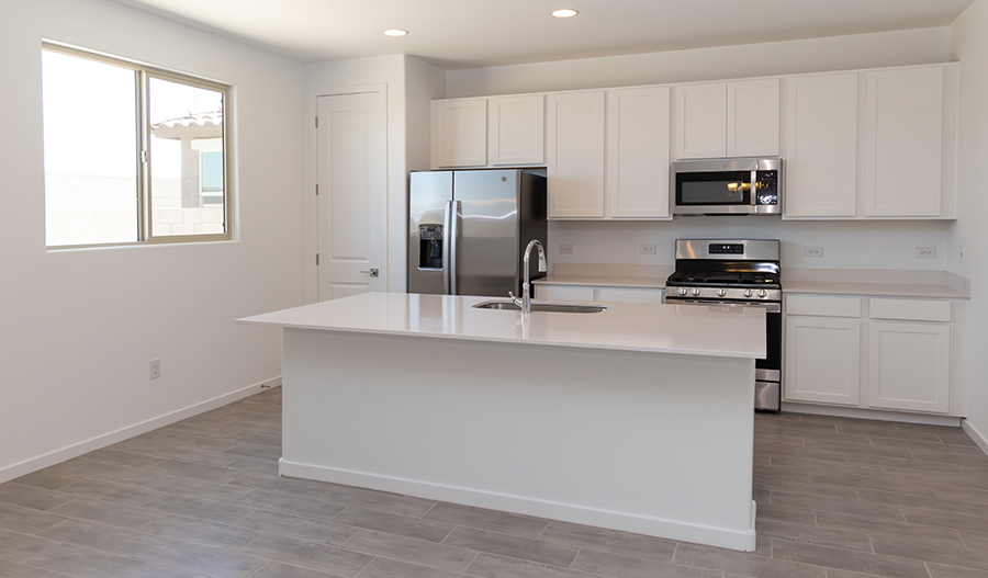Kitchen of the Layla floor plan