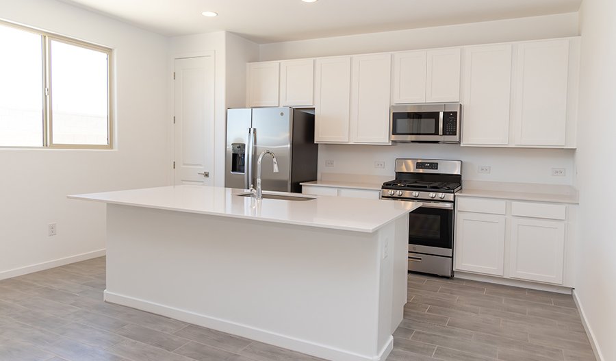 Kitchen of the Layla floor plan