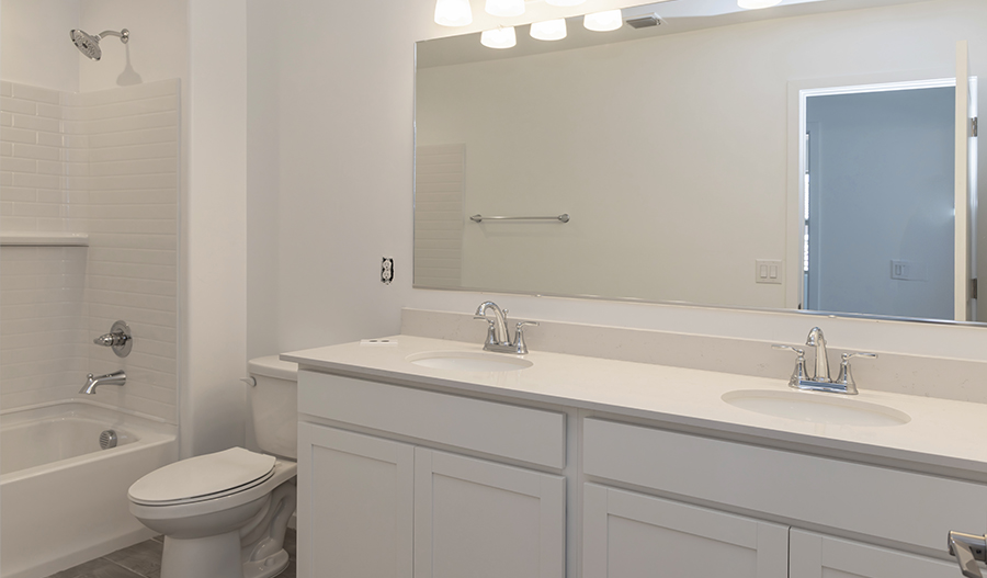 Bathroom of the Layla floor plan