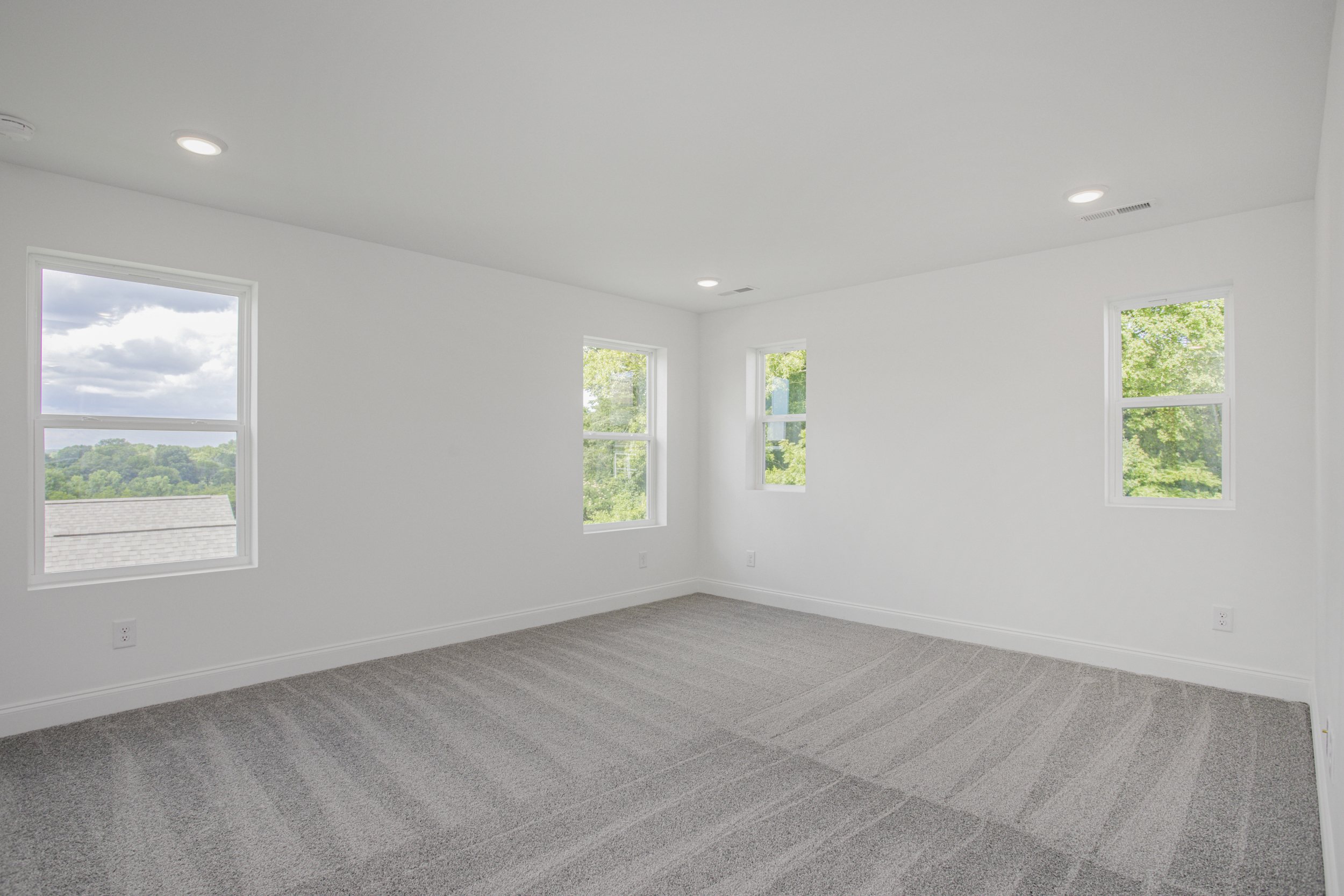 Bedroom of the Hopewell floor plan