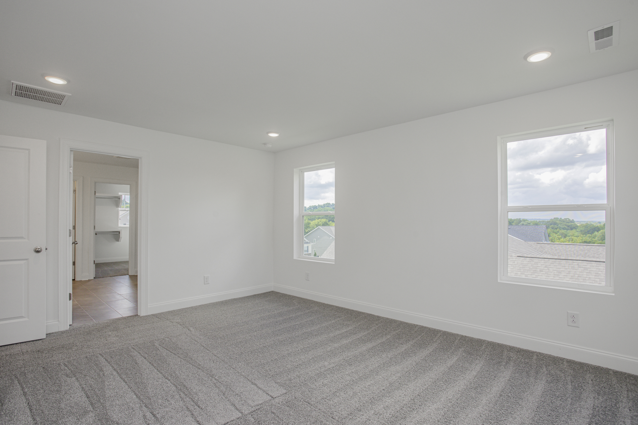Bedroom of the Hopewell floor plan