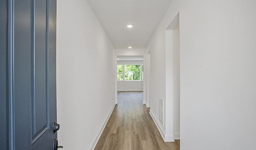 Entry of the Decker floor plan