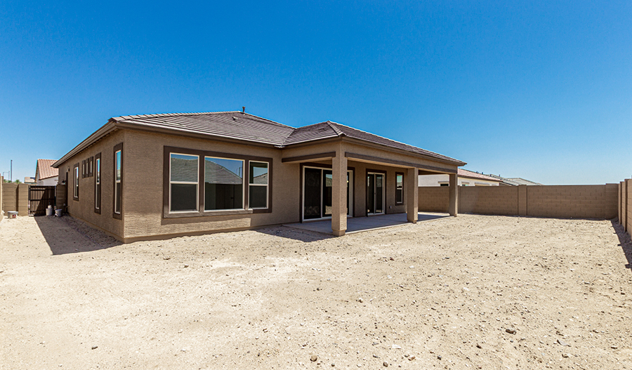 Rear Exterior of the Julia floor plan