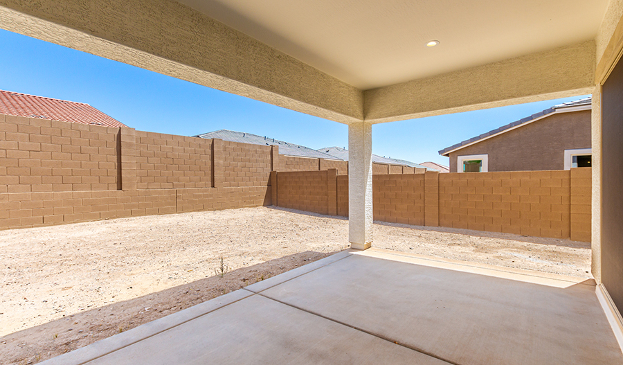 Rear Exterior of the Darius floor plan
