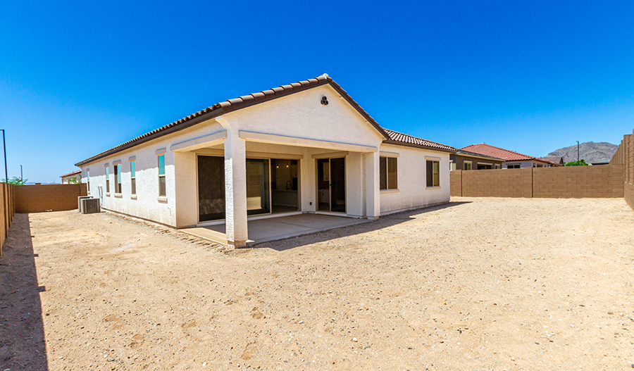 Rear Exterior of the Darius floor plan
