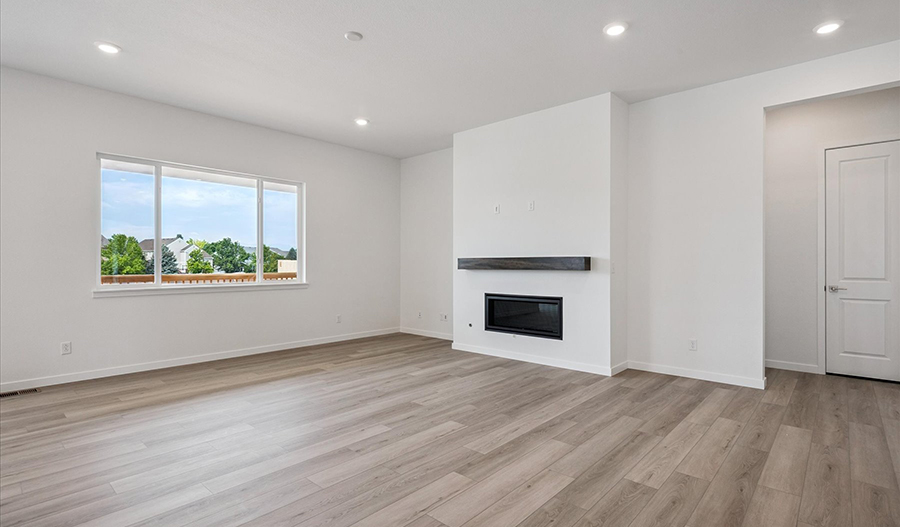 Great Room of the Delaney floor plan